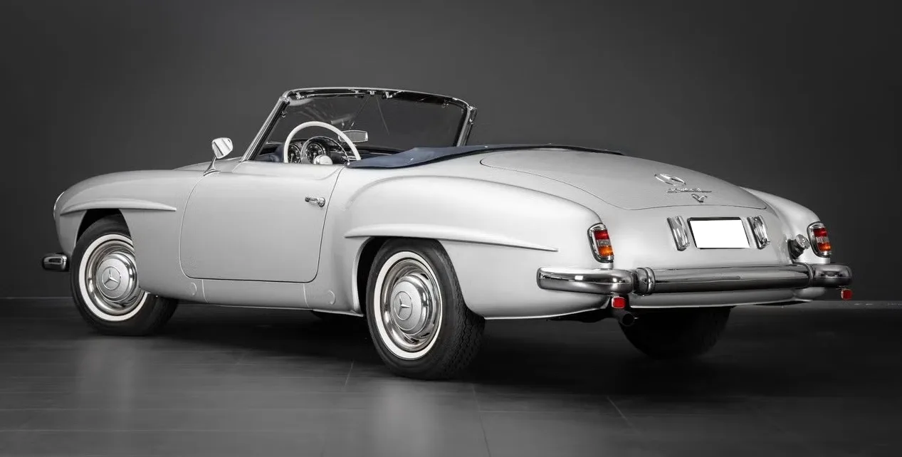 Mercedes-Benz 190 SL, vue arrière 3/4